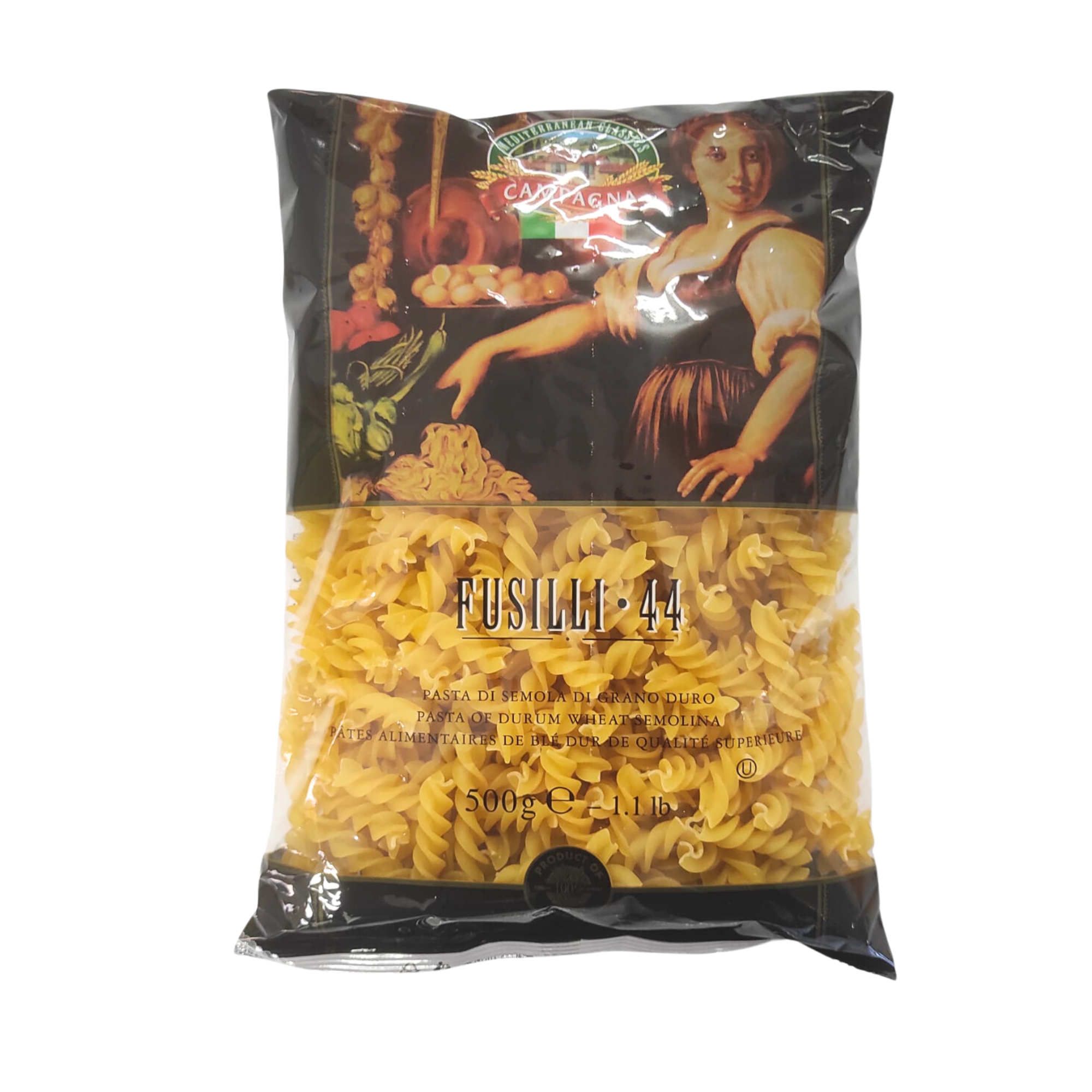 意大利 #44 螺絲粉 Italy Campagna #44 Tortiglion Fusilli 500克 /包