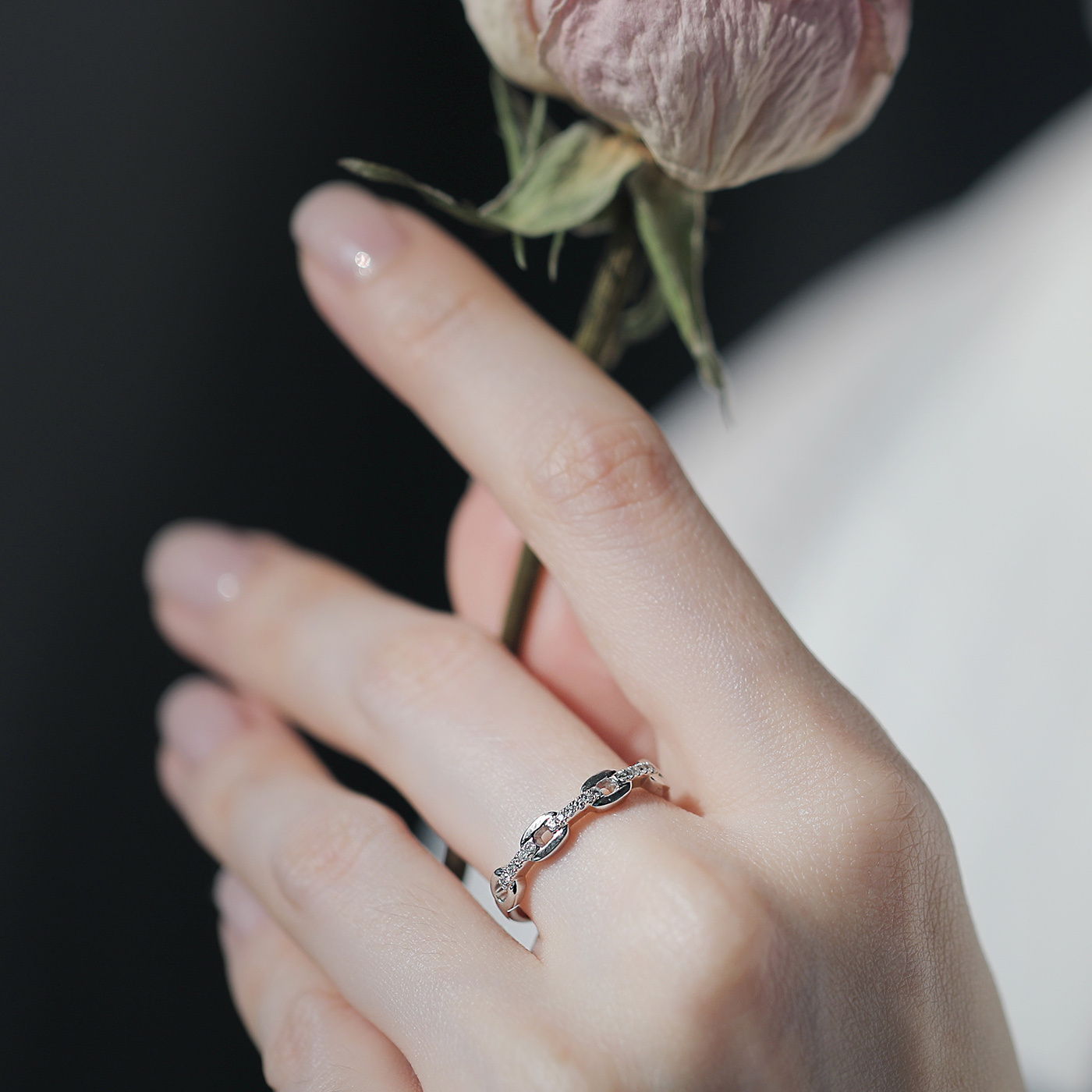 鏈習曲 — 8分鑽石戒指