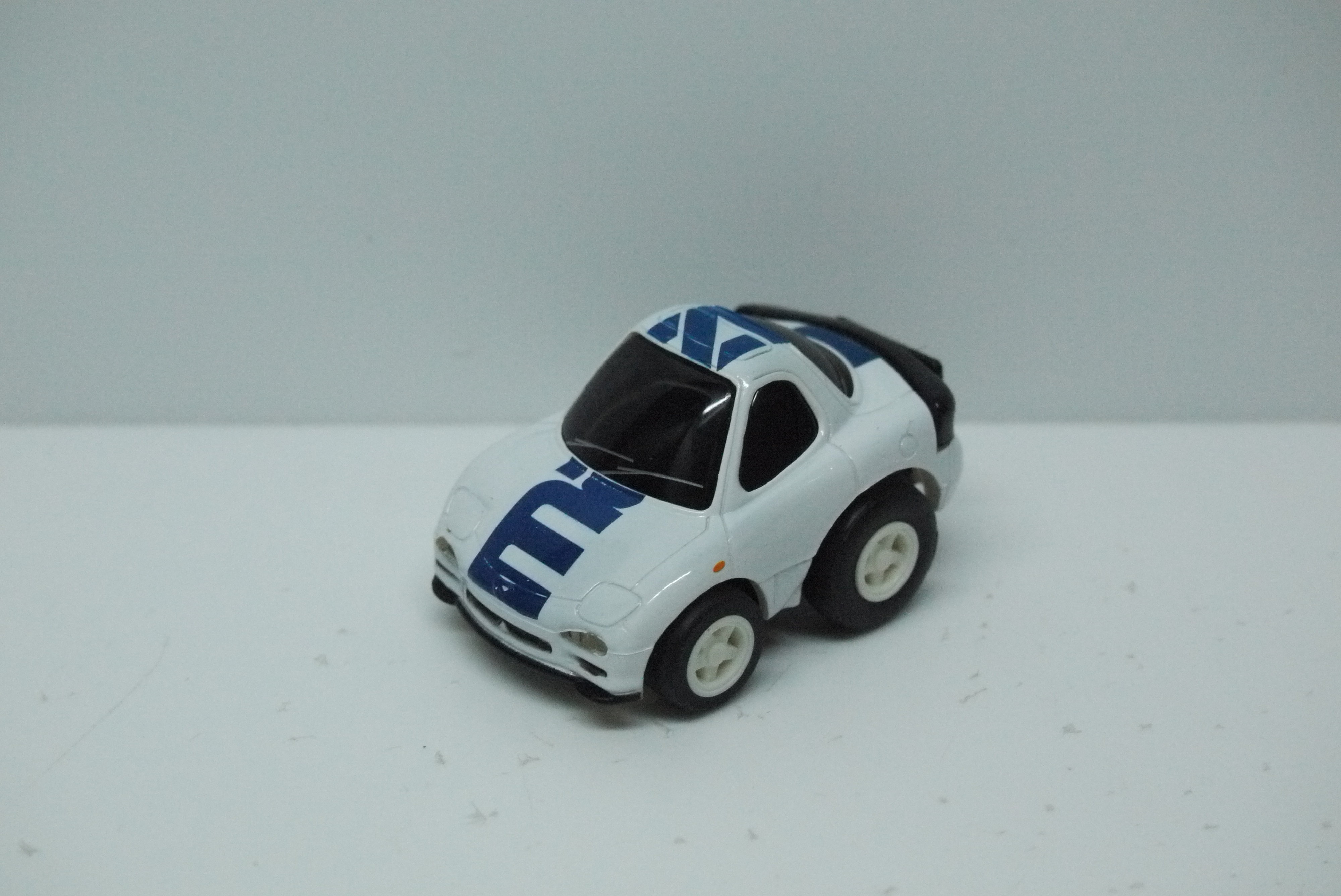 Choro Q Mazda RX7 FD3s White w/Blue Stripes Loose