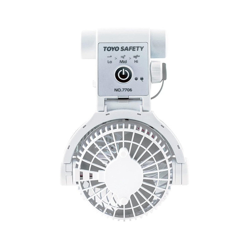 日本東洋｜No.7706 安全帽風扇（內建鋰電池）