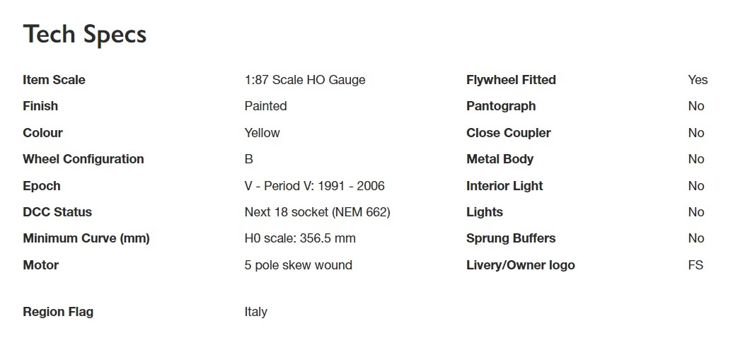Rivarossi HR2910S HO規 FS, KLV 53 數位音效維修車