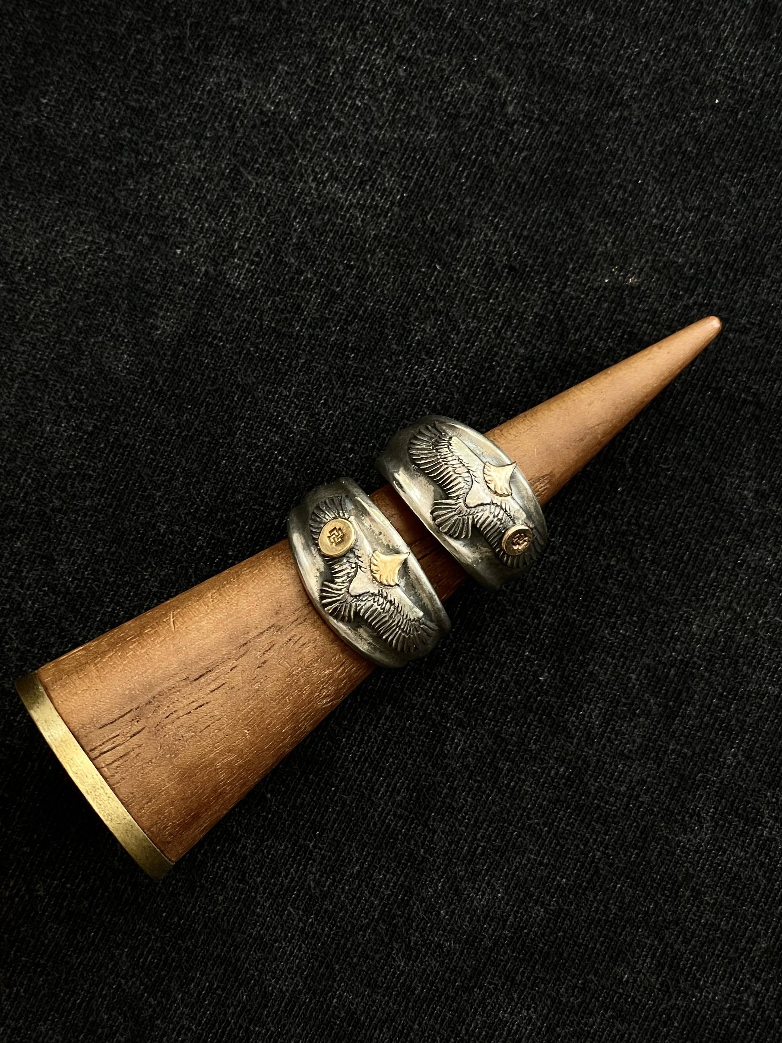 SE-1253/SE-1254 波型ring w/k18 eagle ring/k18 LCS