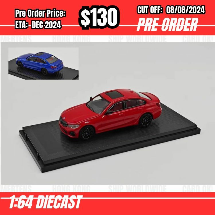 PO-$130 * Speed GT * 1:64 BMW 3 Series G20 Sedan Red [OD05/08]