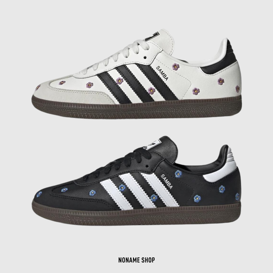 ADIDAS ORIGINALS SAMBA OG 刺繡 小花 德訓鞋 兩色 (男/女款)
