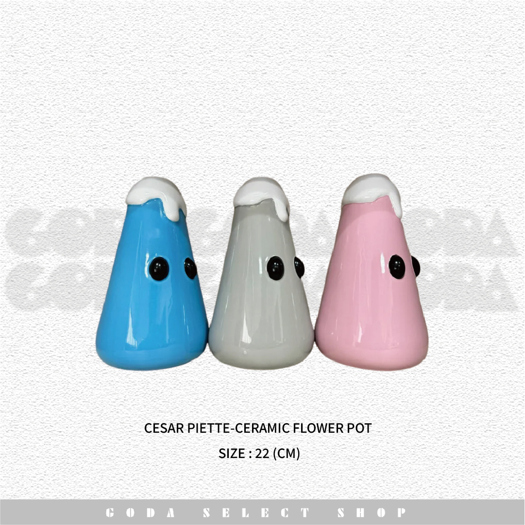 Ceramic Flower Pot 雪山花瓶 #GT