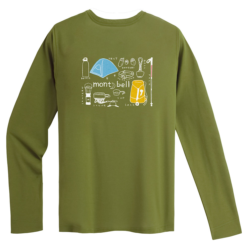 montbell: 快乾透氣 Wickron Long Sleeve T Women's Mountain Gear