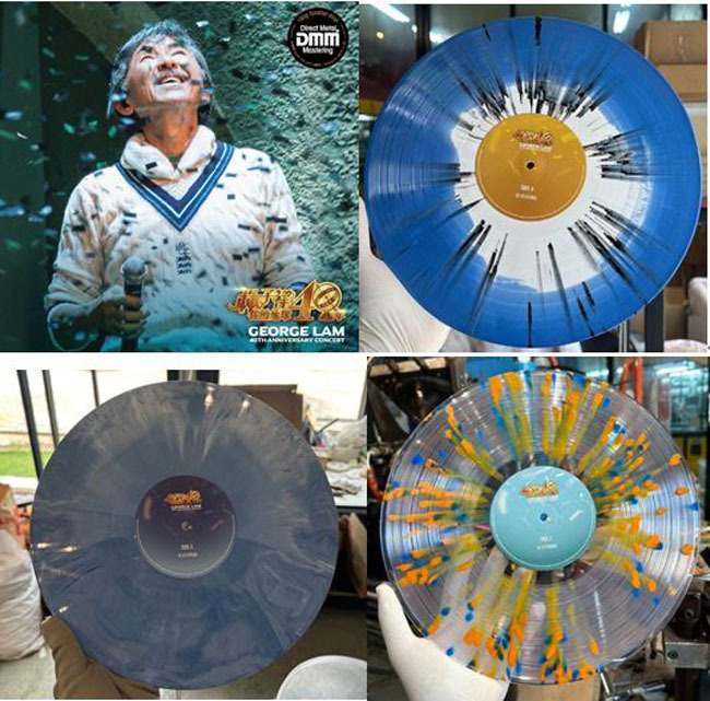 林子祥 George Lam - 佐治地球40年演唱會 (3LP) 不同效果彩膠唱片(3張套裝)