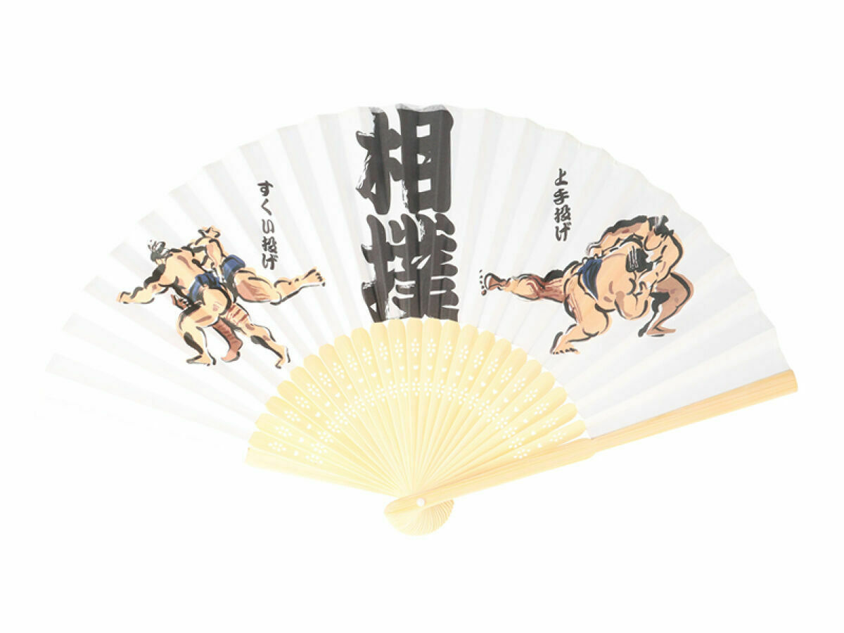 折扇/相撲 21cm