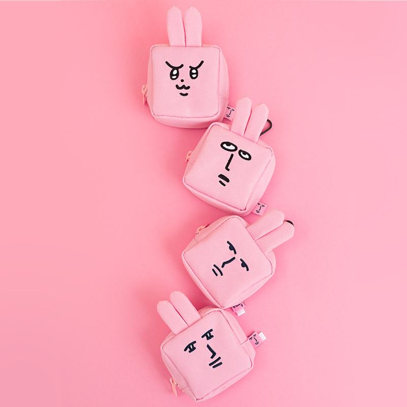 粉紅兔子造型零錢包 [共4款可選擇]