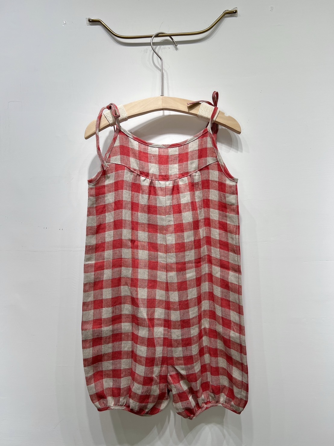 ALL THE BEAUTIFUL LINEN 亞麻連身吊帶褲 ROMPER