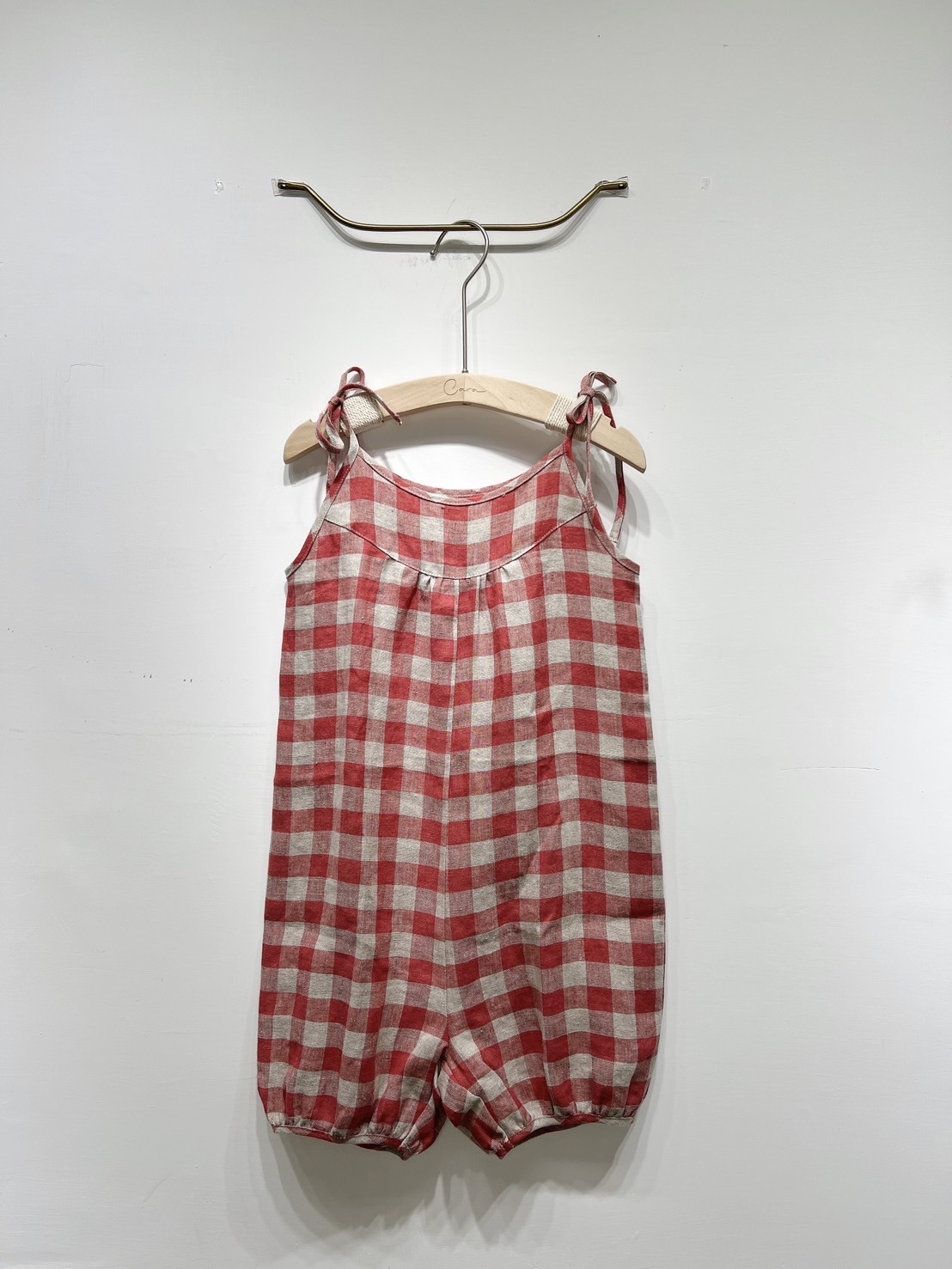 ALL THE BEAUTIFUL LINEN 亞麻連身吊帶褲 ROMPER