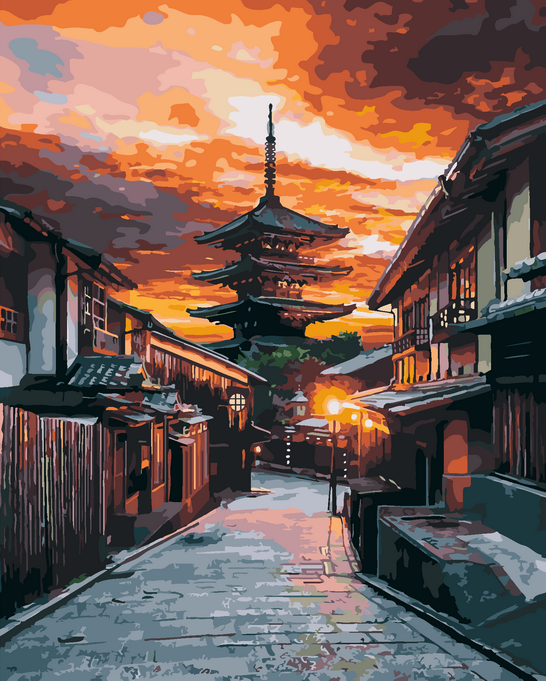 【DTR215】漫遊京都-50*65cm