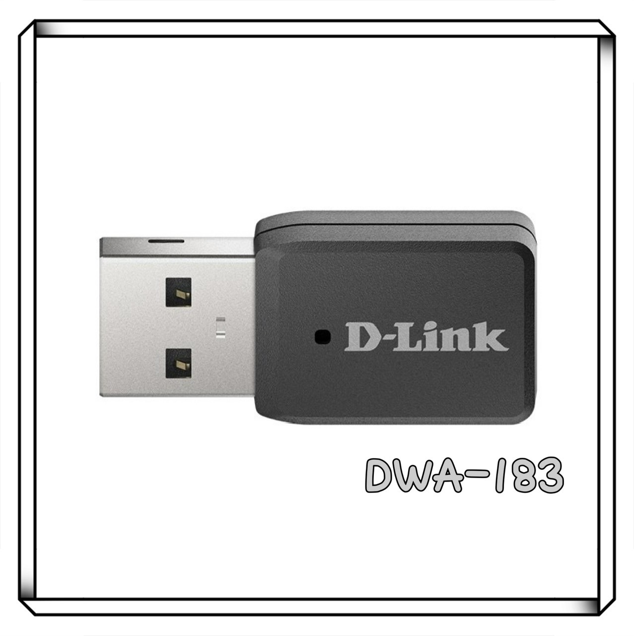 D-Link 友訊 DWA-183 AC1200 MU-MIMO 雙頻 USB 3.0 無線網路卡