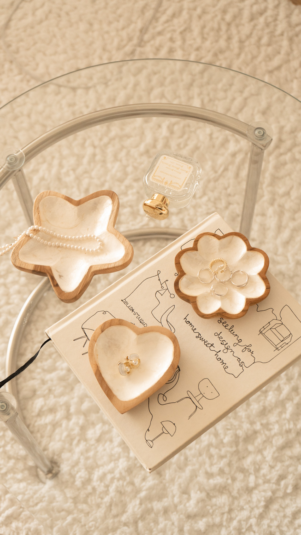 木質貝殼收納盤