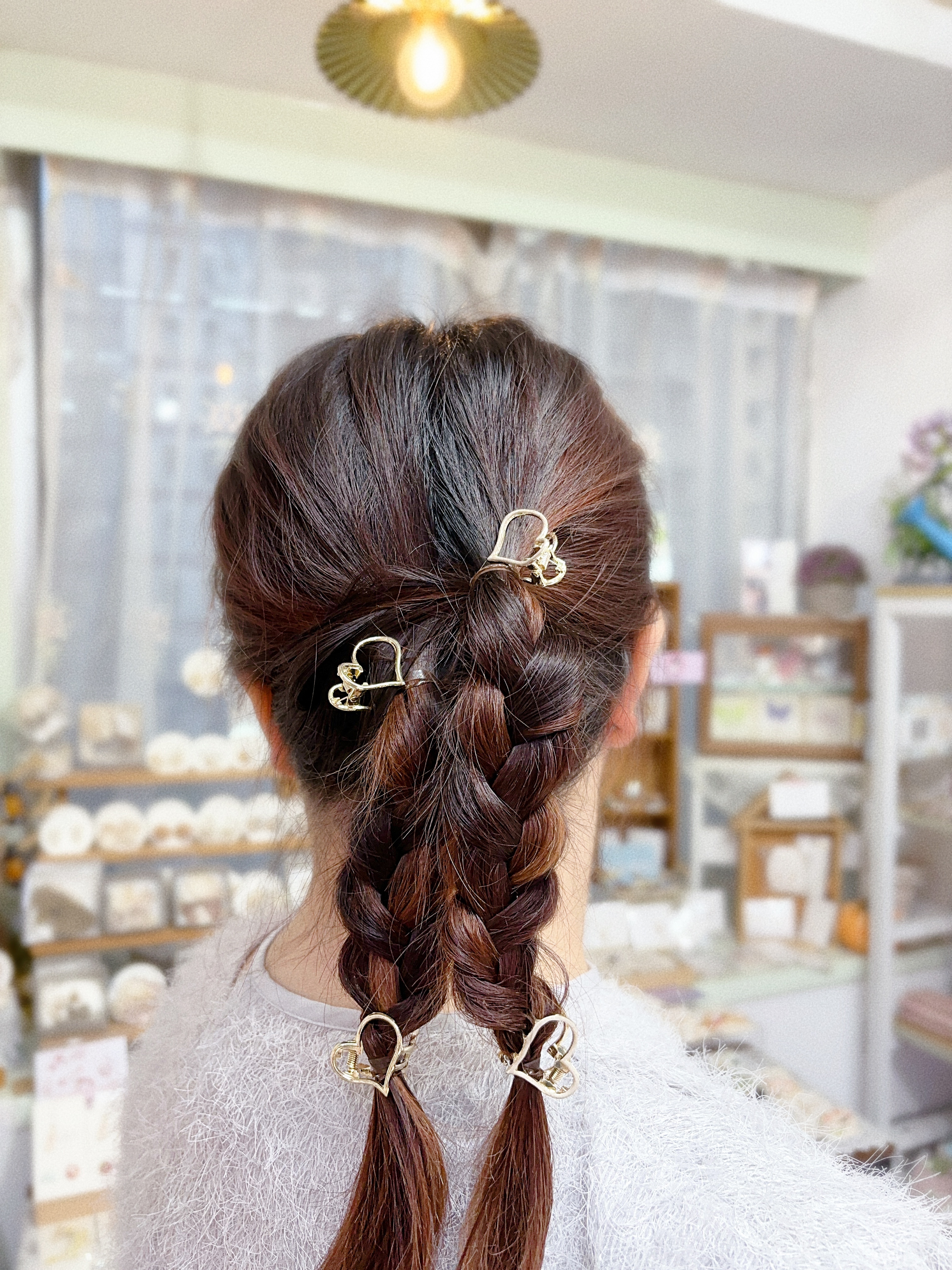 [日本制] 心形髮夾仔SET