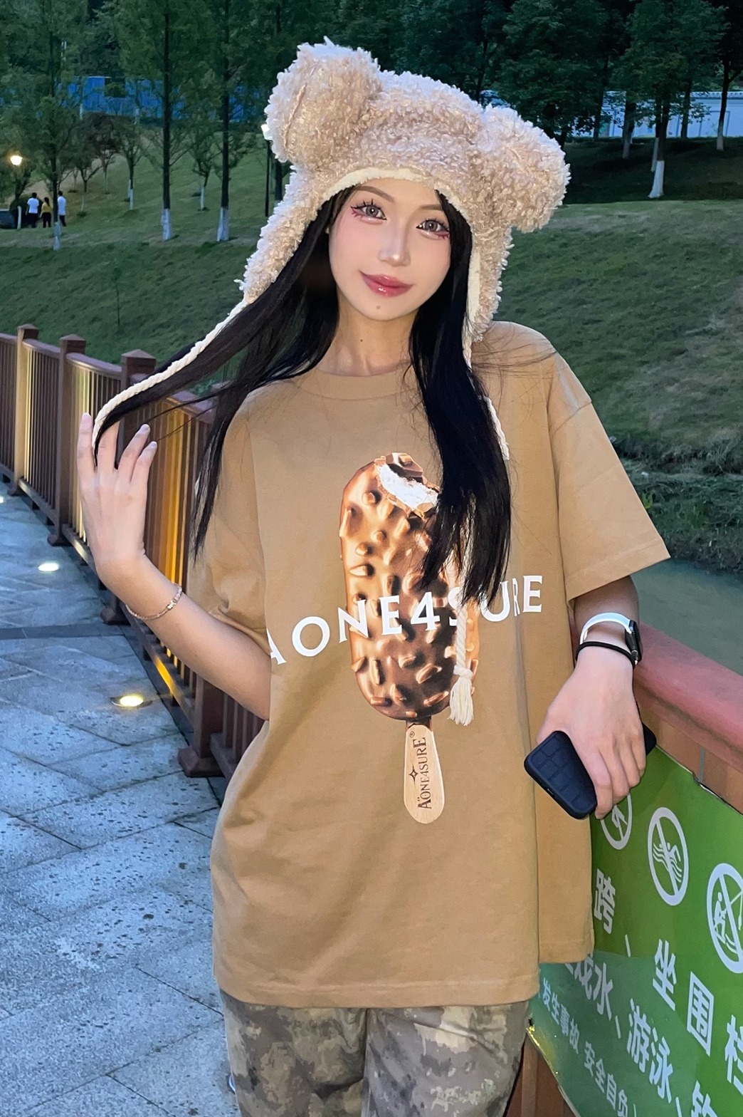 Aone4sure 冰棒印花 短袖 T恤