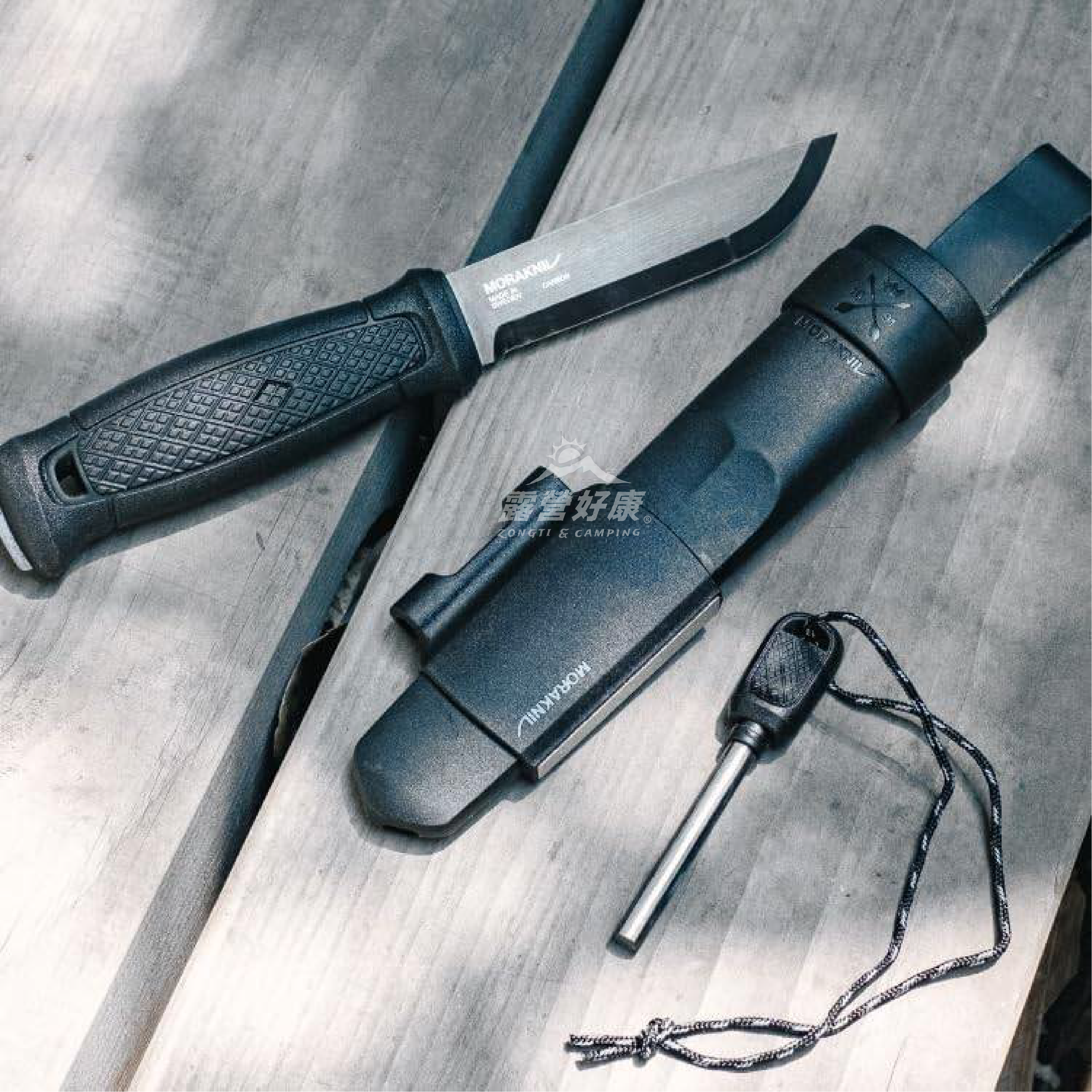 【MORAKNIV】 全龍骨厚刃不鏽鋼直刀  (含求生配件)  Morakniv® Garberg w/SK (S) AF23