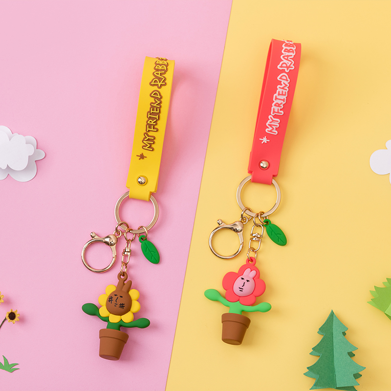 粉紅兔子立體吊飾 [共5款可選擇]