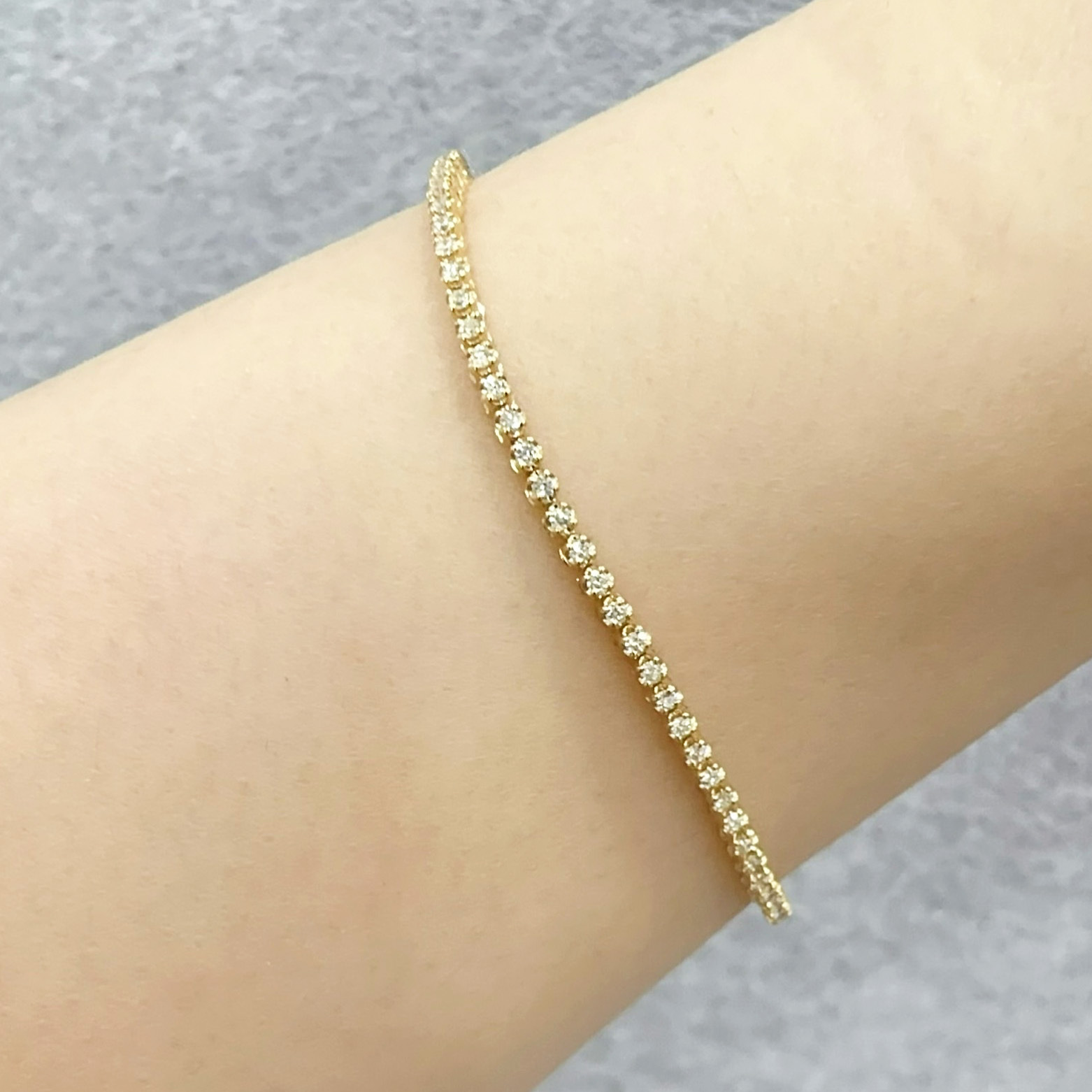 皇冠鑲嵌網球手鏈