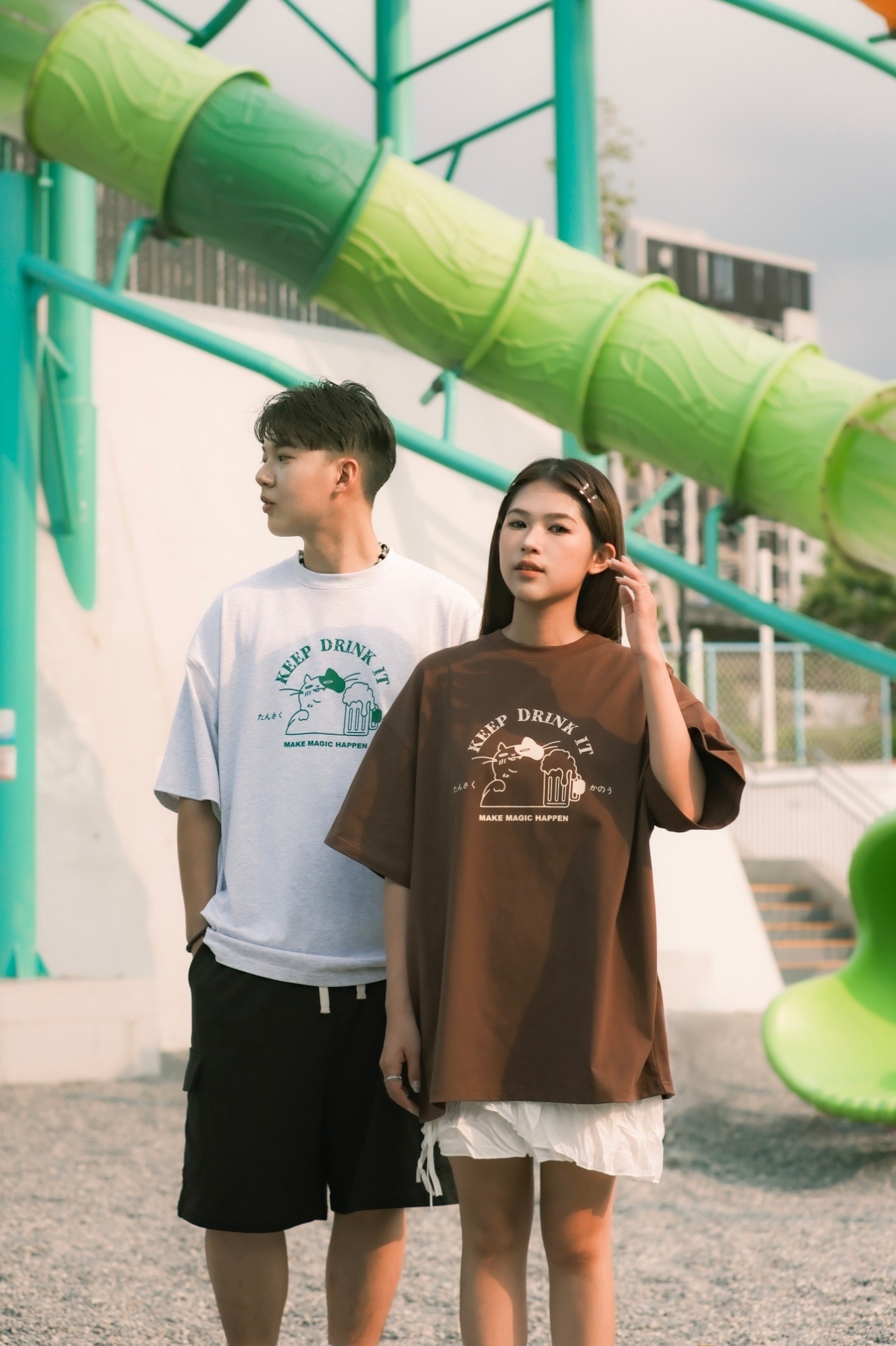 NICEDAY 服飾 QUEST DRUNK CAT TEE 酒精貓咪TEE