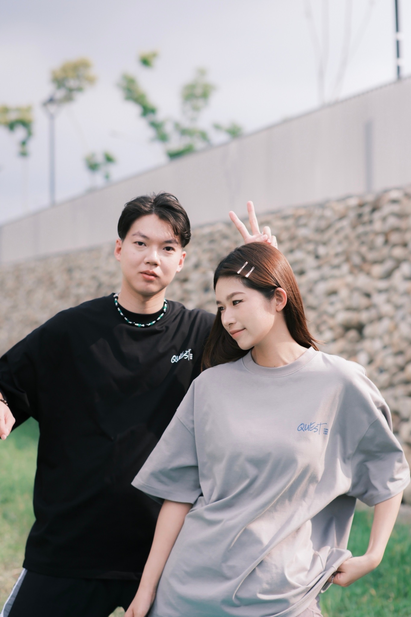 NICEDAY 服飾 QUEST Driving Cat TEE 賽車貓咪TEE