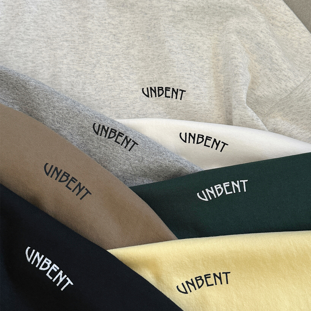 Unbent 24 a/w basic long sleeve Tee 定番基本款薄長袖