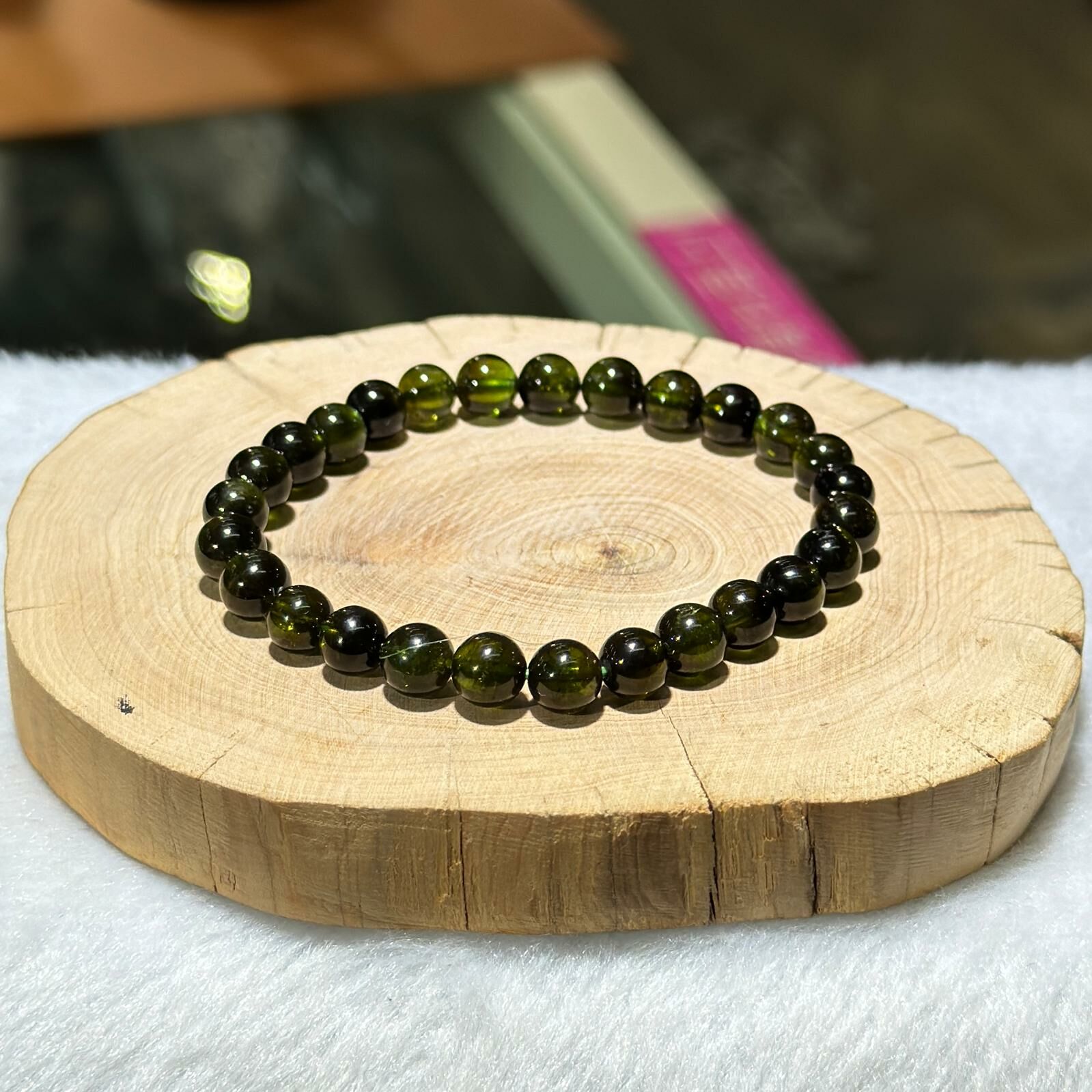 綠碧璽手串 6.5 mm +/-