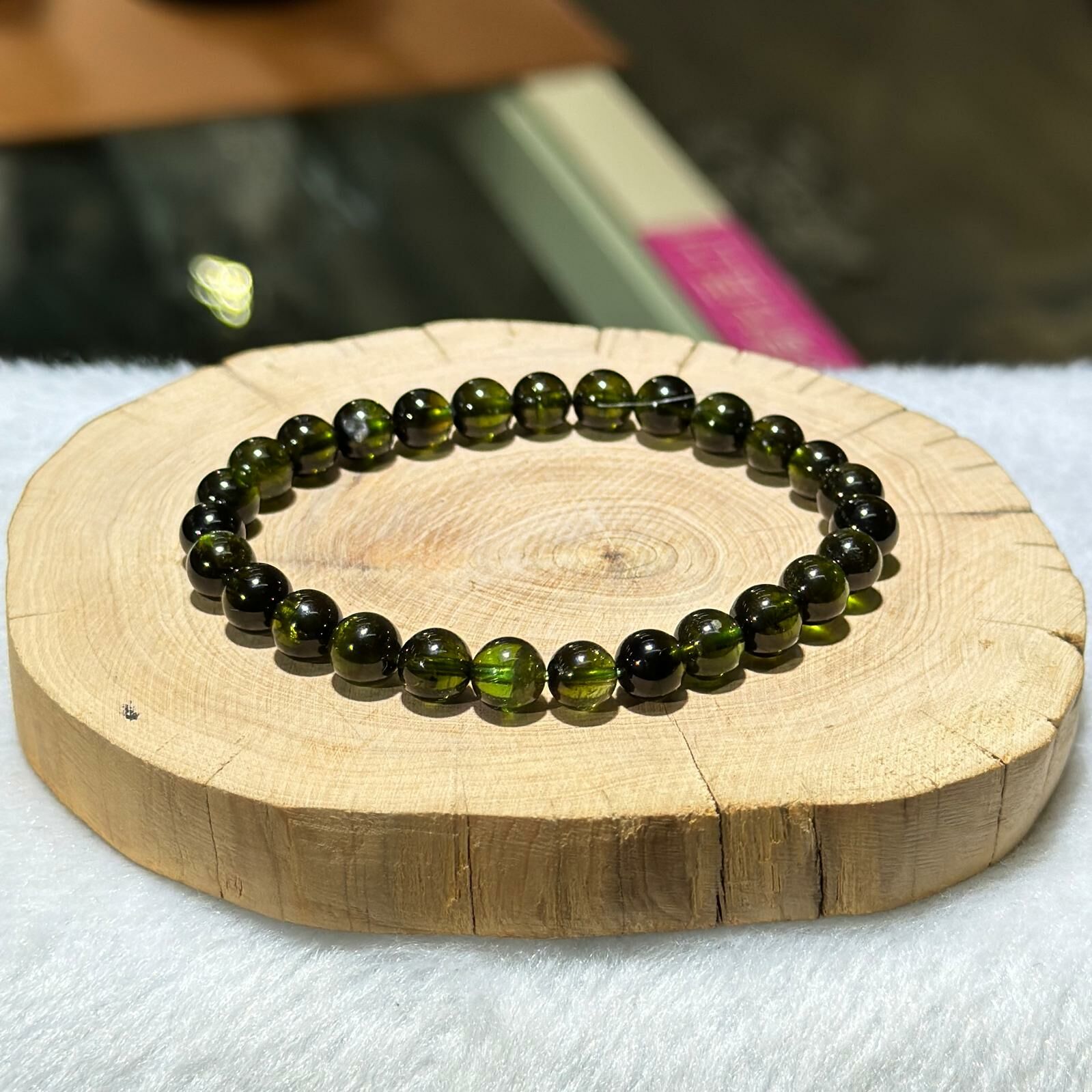 綠碧璽手串 6.5 mm +/-