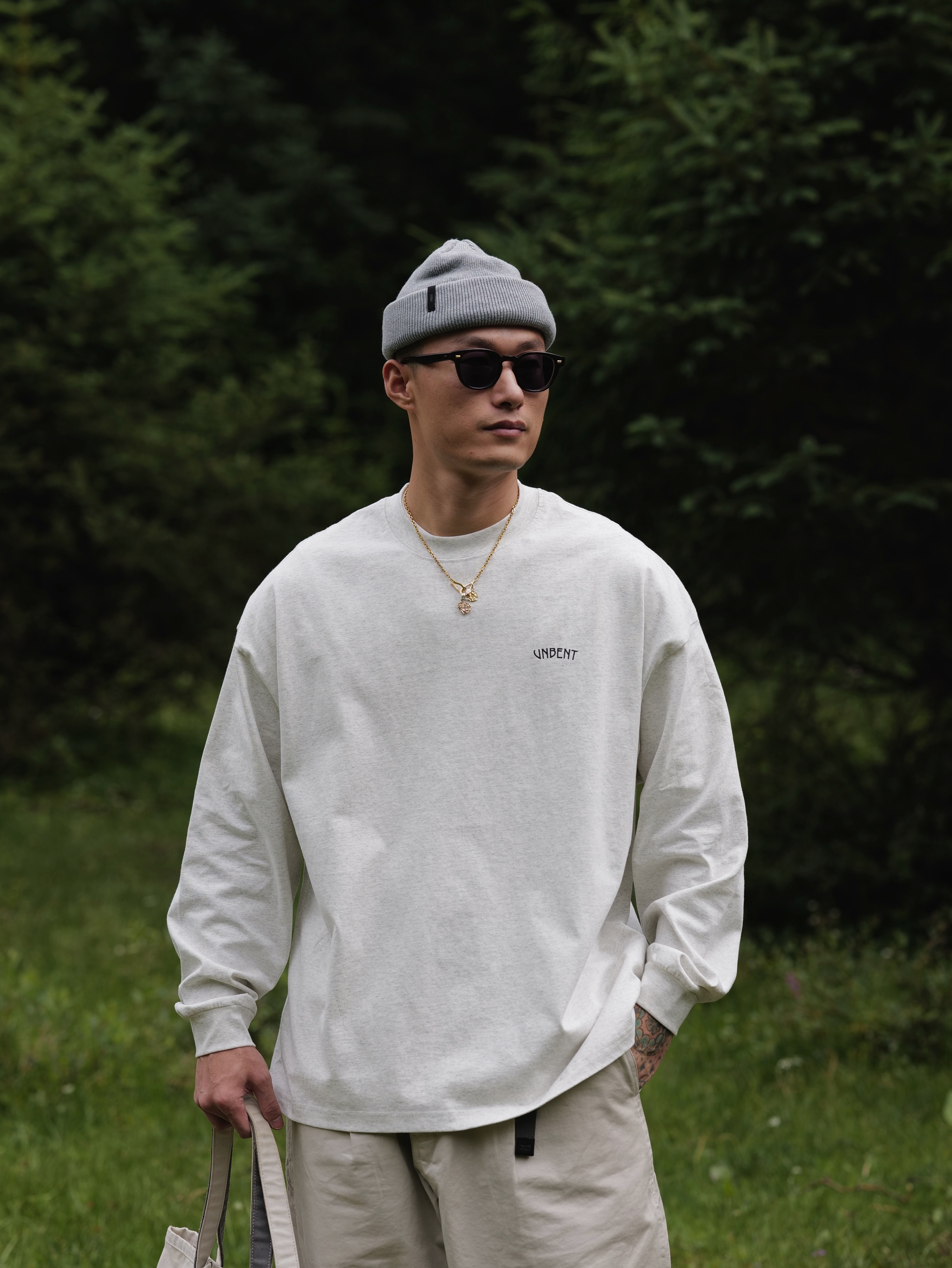 Unbent 24 a/w basic long sleeve Tee 定番基本款薄長袖