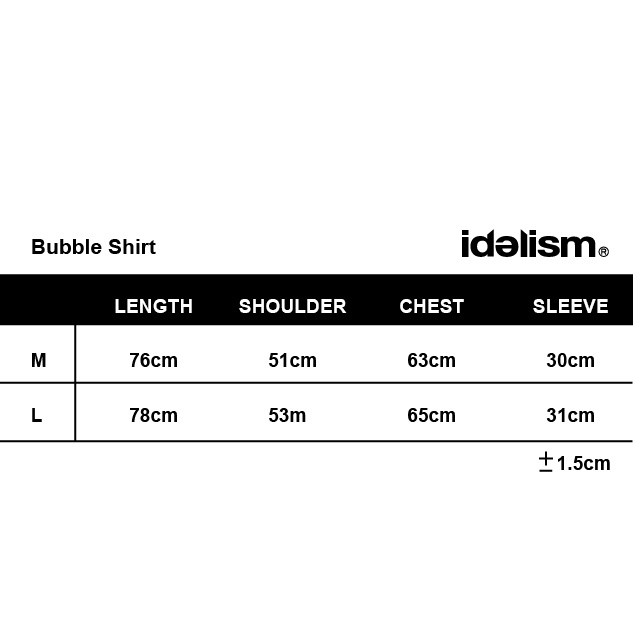 idealism IDE Bubble Shirt / 泡紗短襯【ID24044】