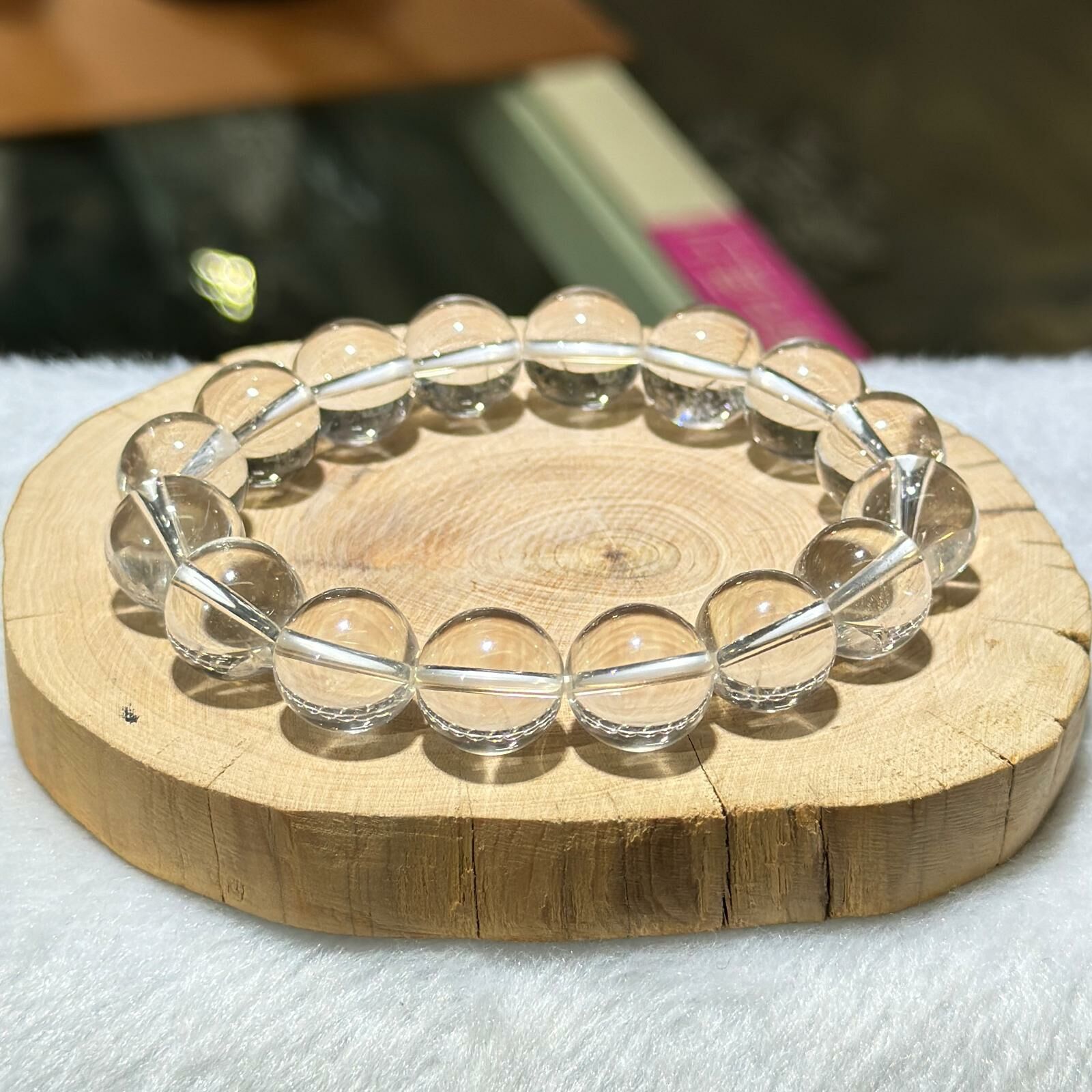 大m💫白水晶手串 13 mm +/-