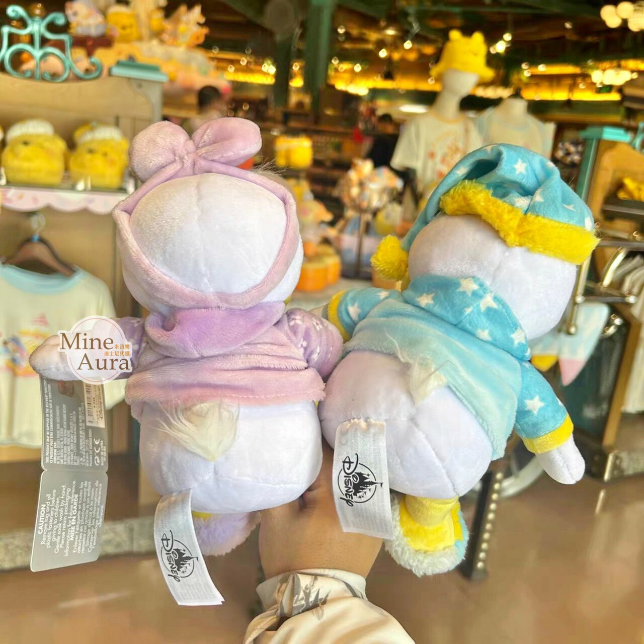 (限時特價) 唐老鴨 Donald 黛西 Daisy 睡衣造型 娃娃 玩偶 -上海迪士尼樂園