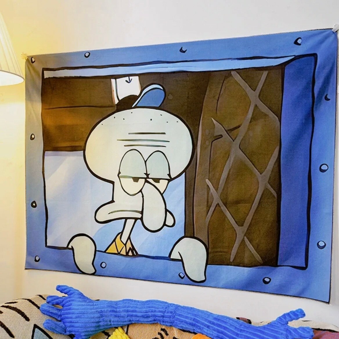 ＜快速出貨＞海綿寶寶 創意掛布牆貼 比奇堡 蟹堡王 章魚哥 派大星 蟹老闆