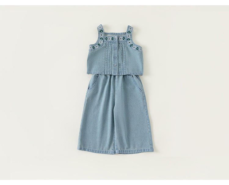 復古刺繡花套裝