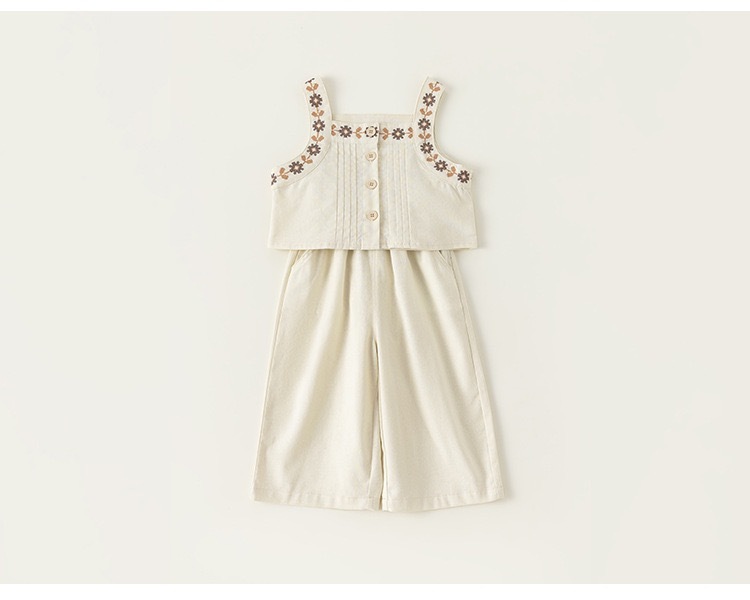 復古刺繡花套裝