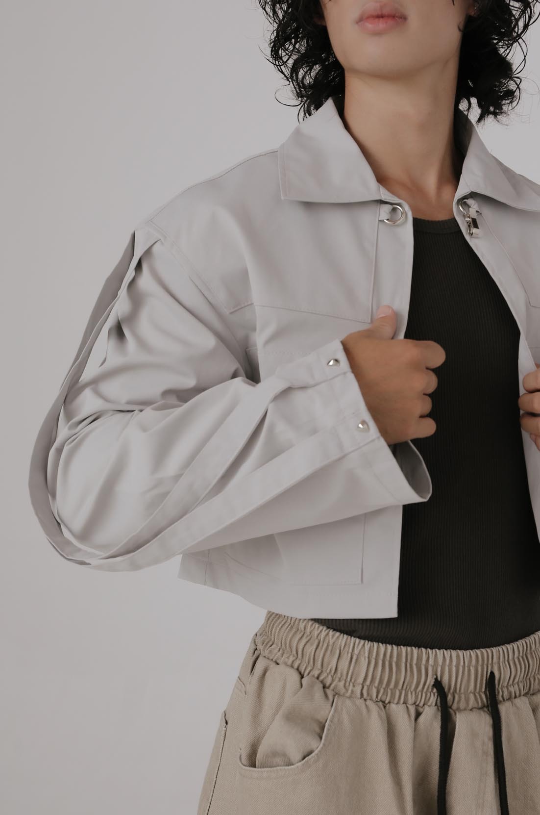 Crop Strap Jacket #外套