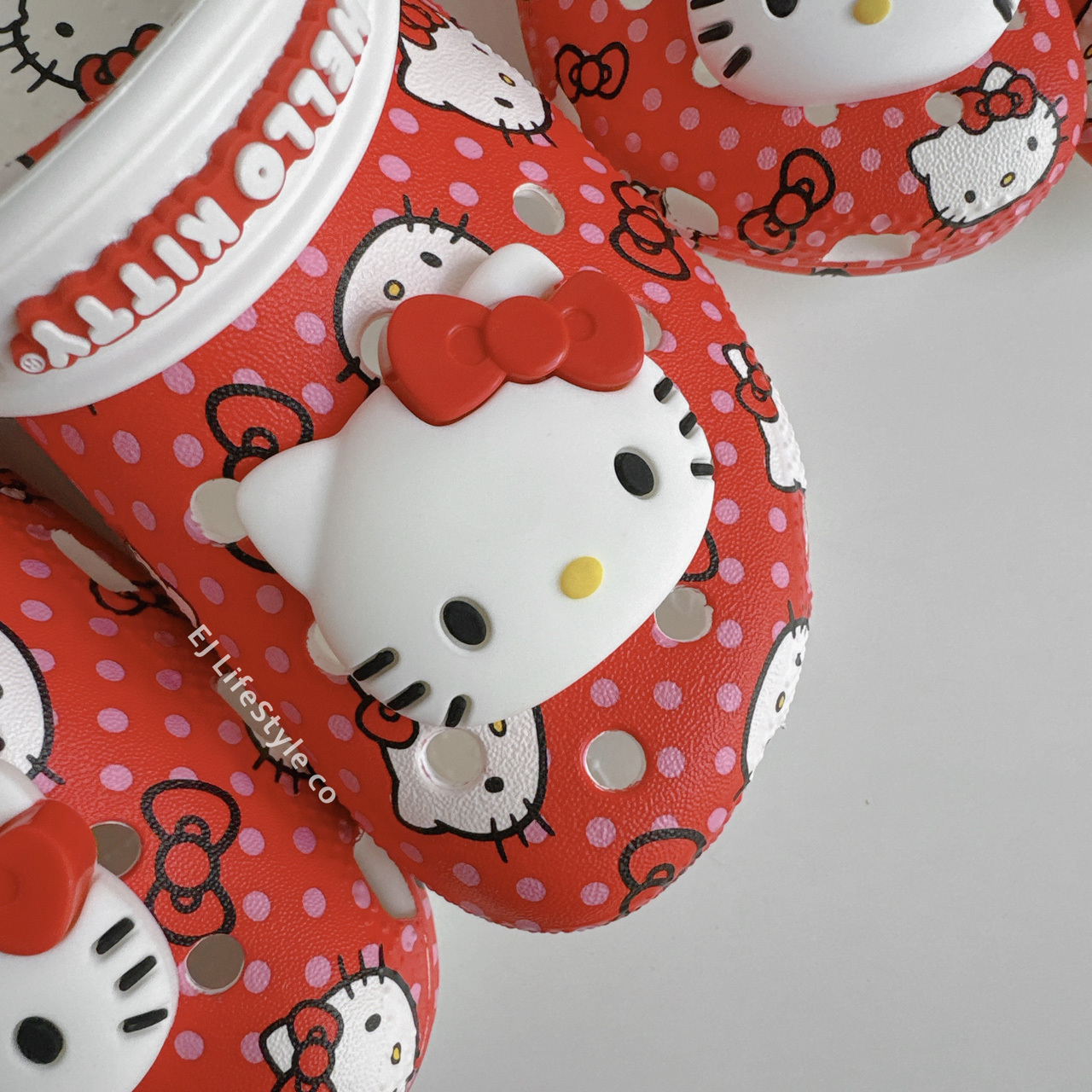 CROCS CLASSIC CLOG 洞洞鞋 布希鞋 HELLO KITTY 聯名 中童 成人 210577 / 調貨