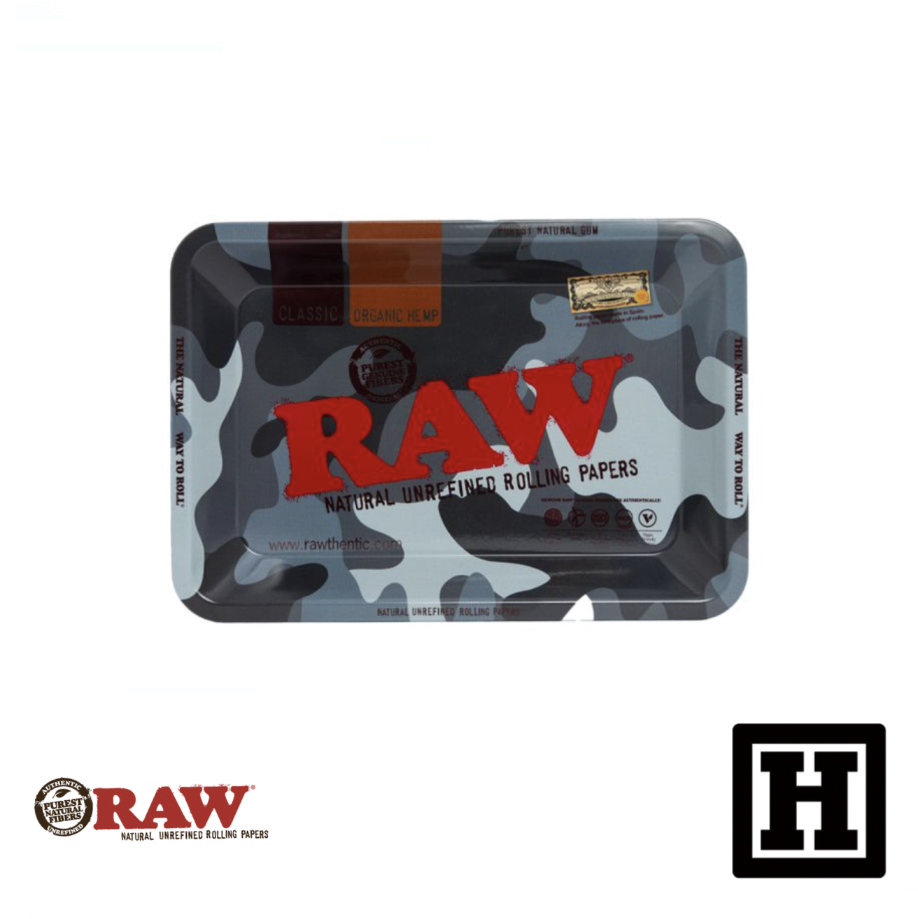 RAW Tray Camo Mini 金屬捲菸盤 (XS)