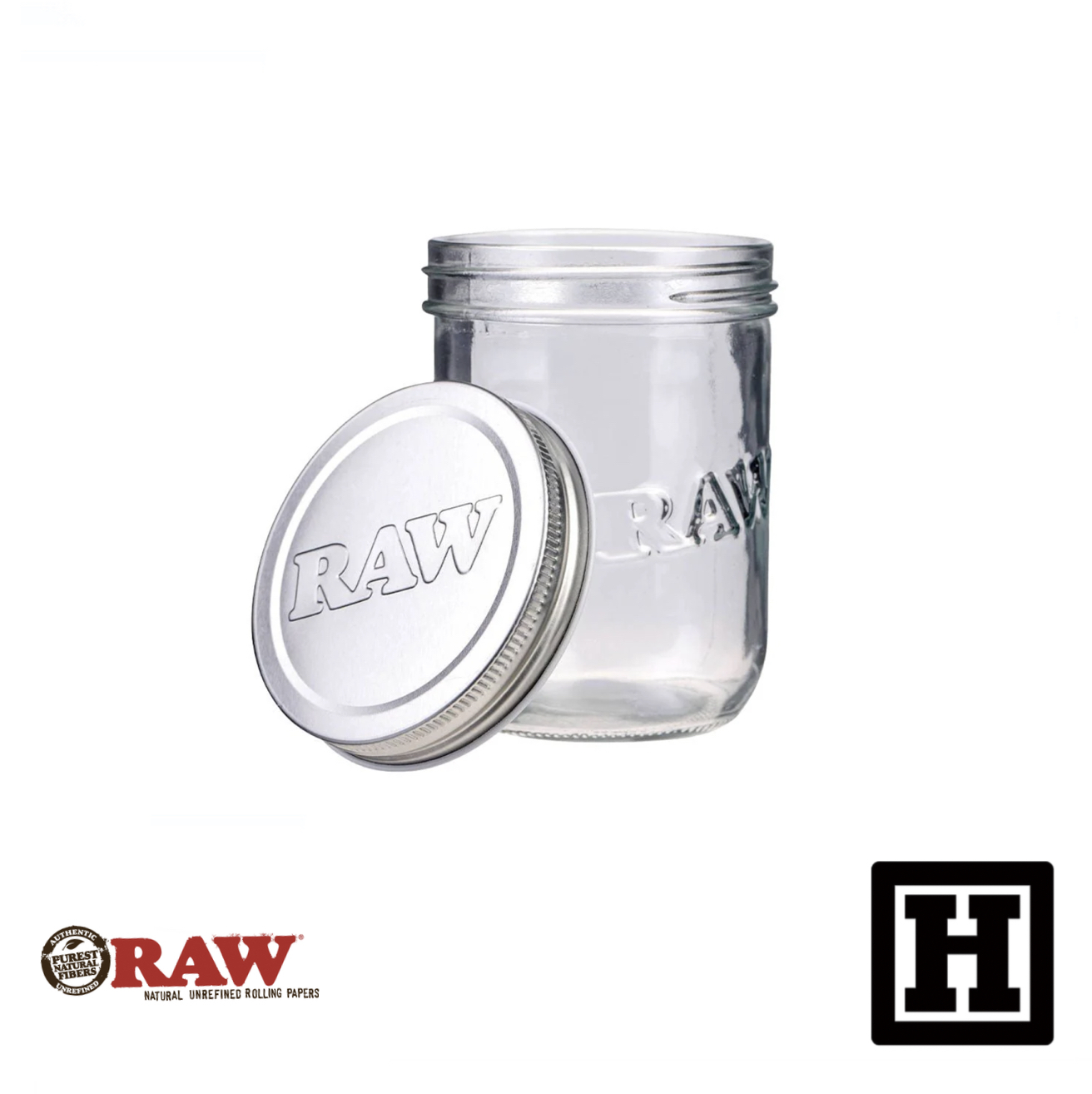 RAW Mason Jar 玻璃儲存罐 16oz