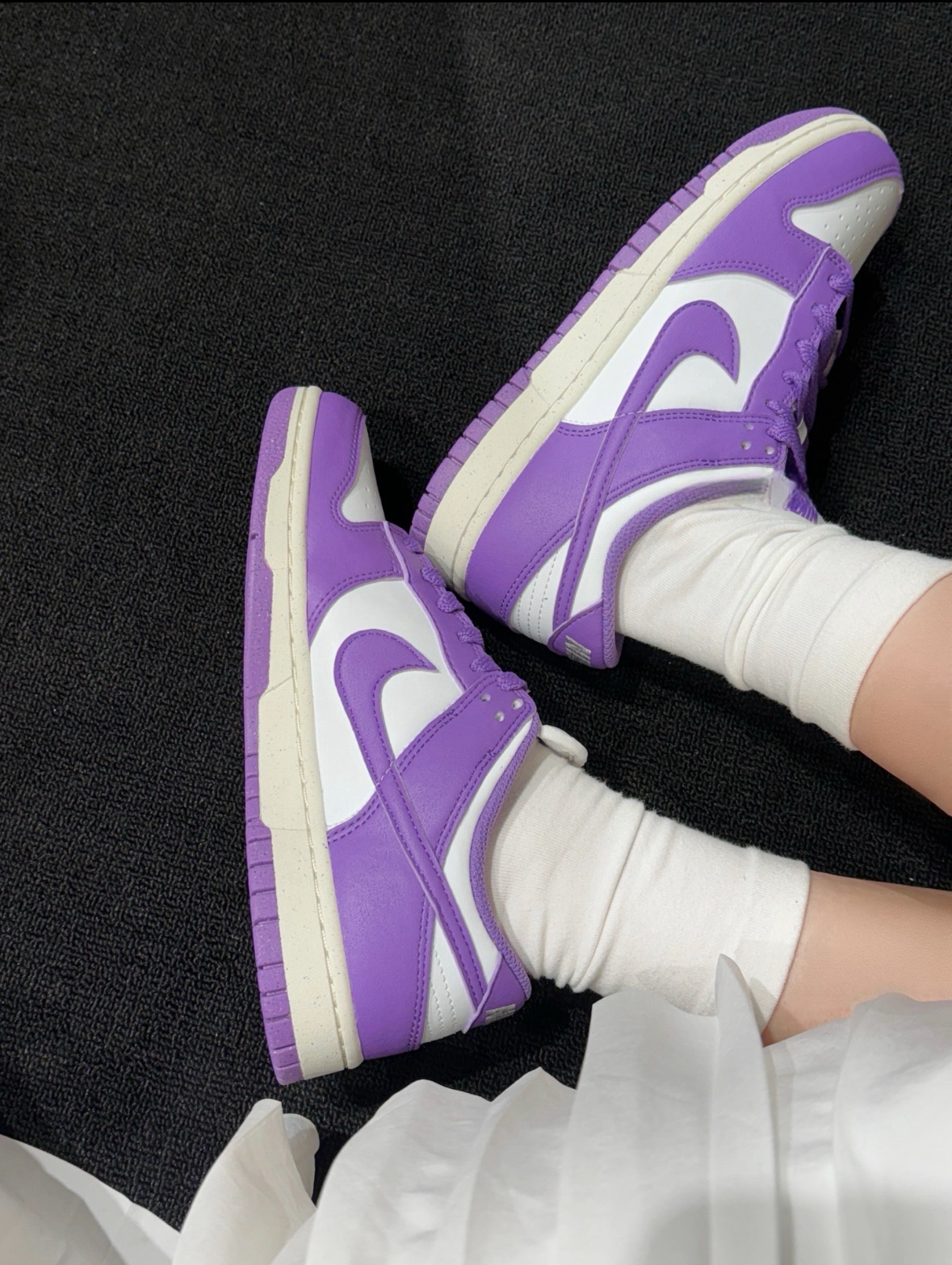 Nike Dunk Low Next Nature 環保材質 紫葡萄 紫白色 奶油底 女款 DD1873-108/預購