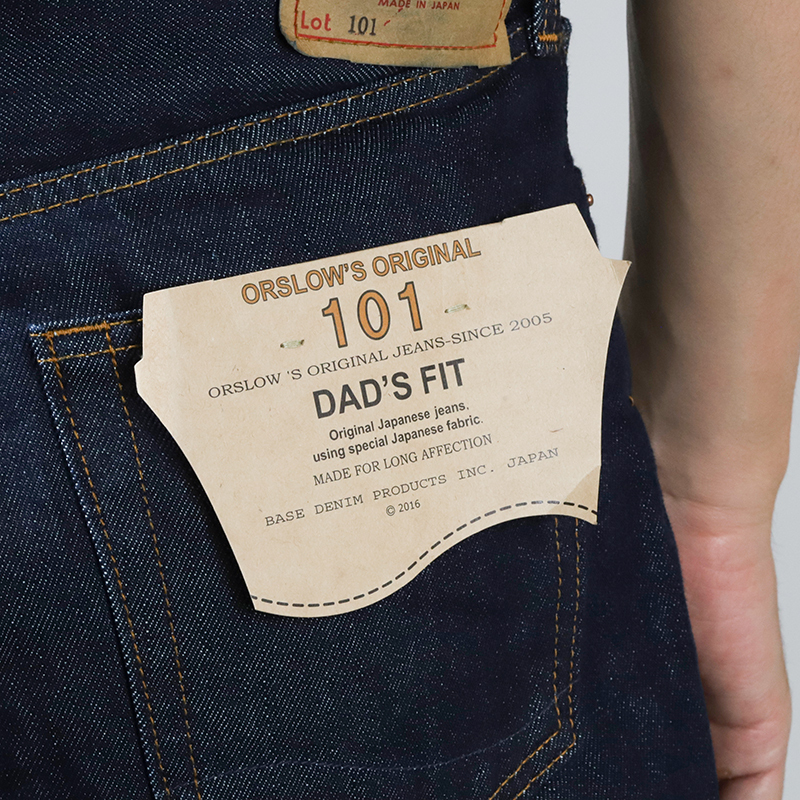 orSlow 101 Dad's Fit Denim Pants One Wash (Unisex)