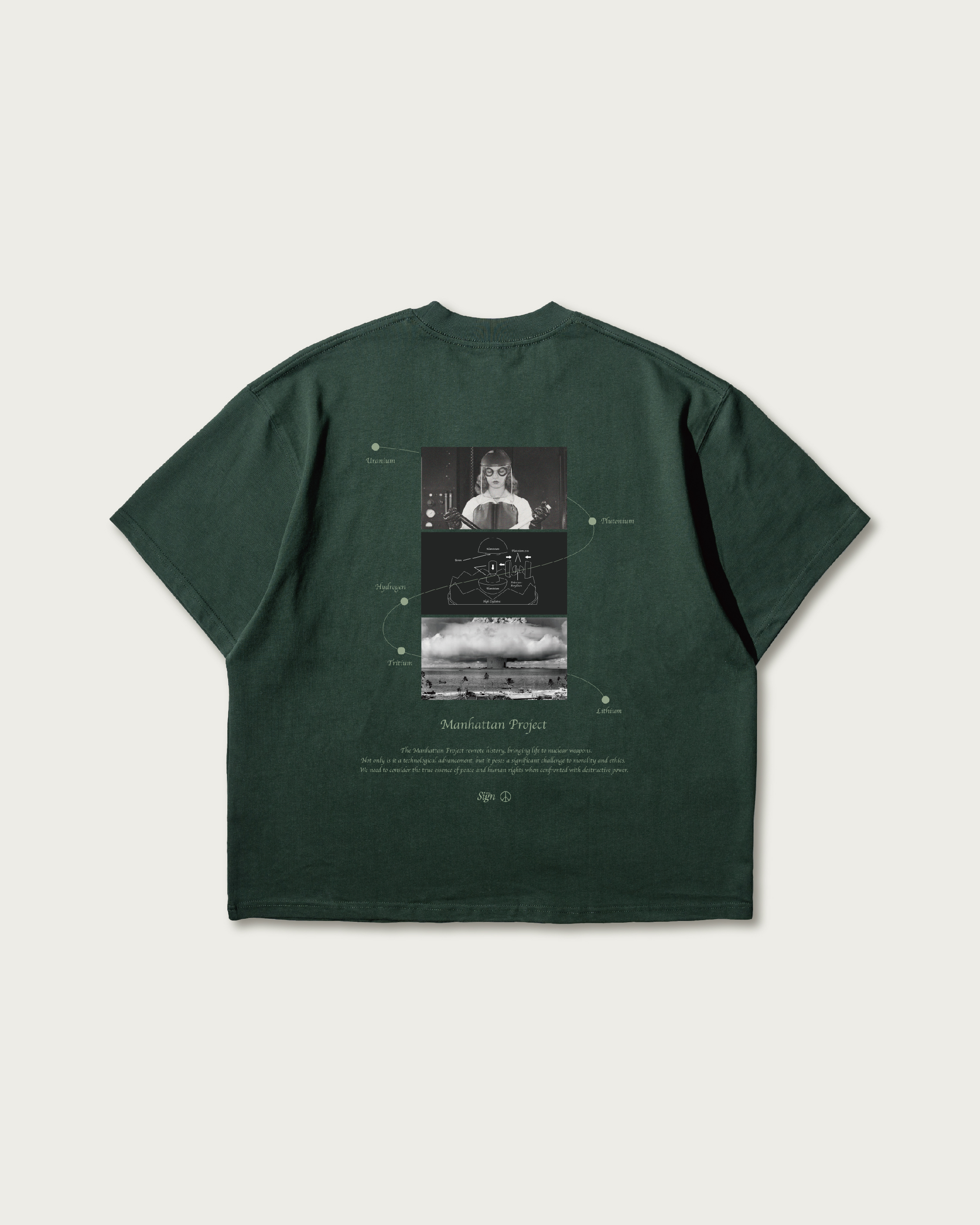 SIGN MANHATTAN PROJECT TEE