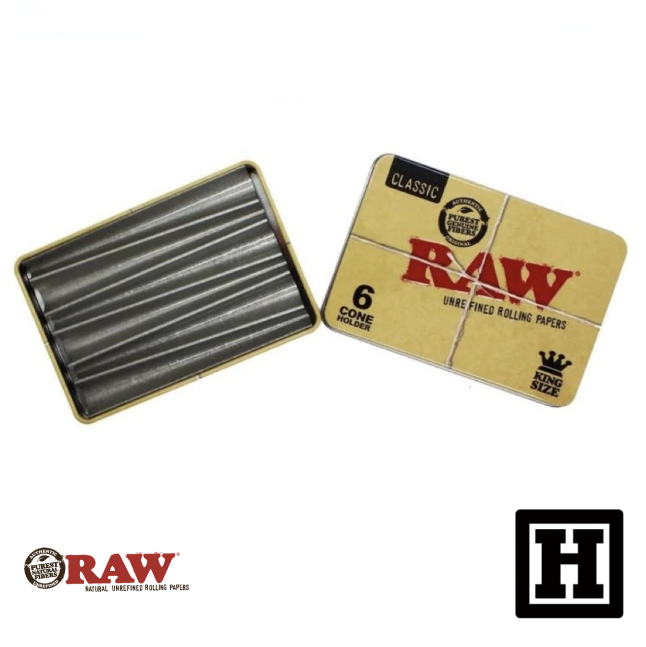 RAW Tin Cone 手捲菸 收納鐵盒