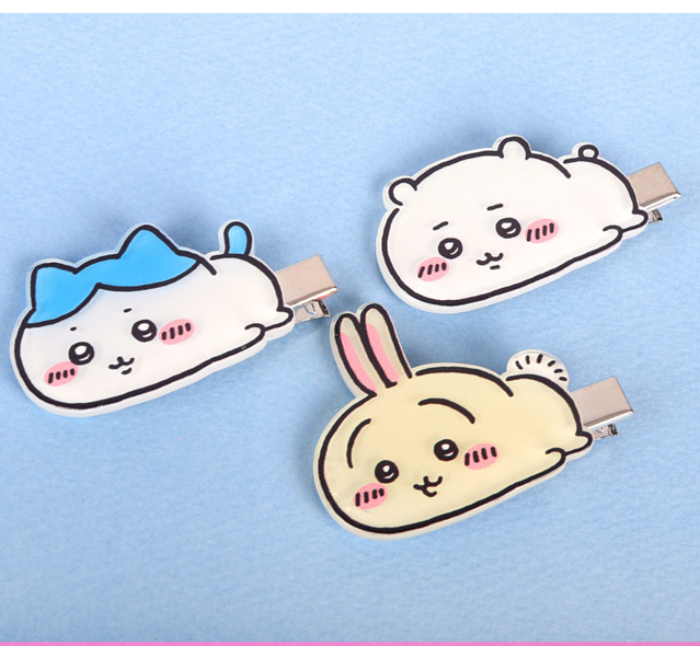 韓國限定 chiikawa Hair Clip 吉伊卡哇 髮夾 趴地款