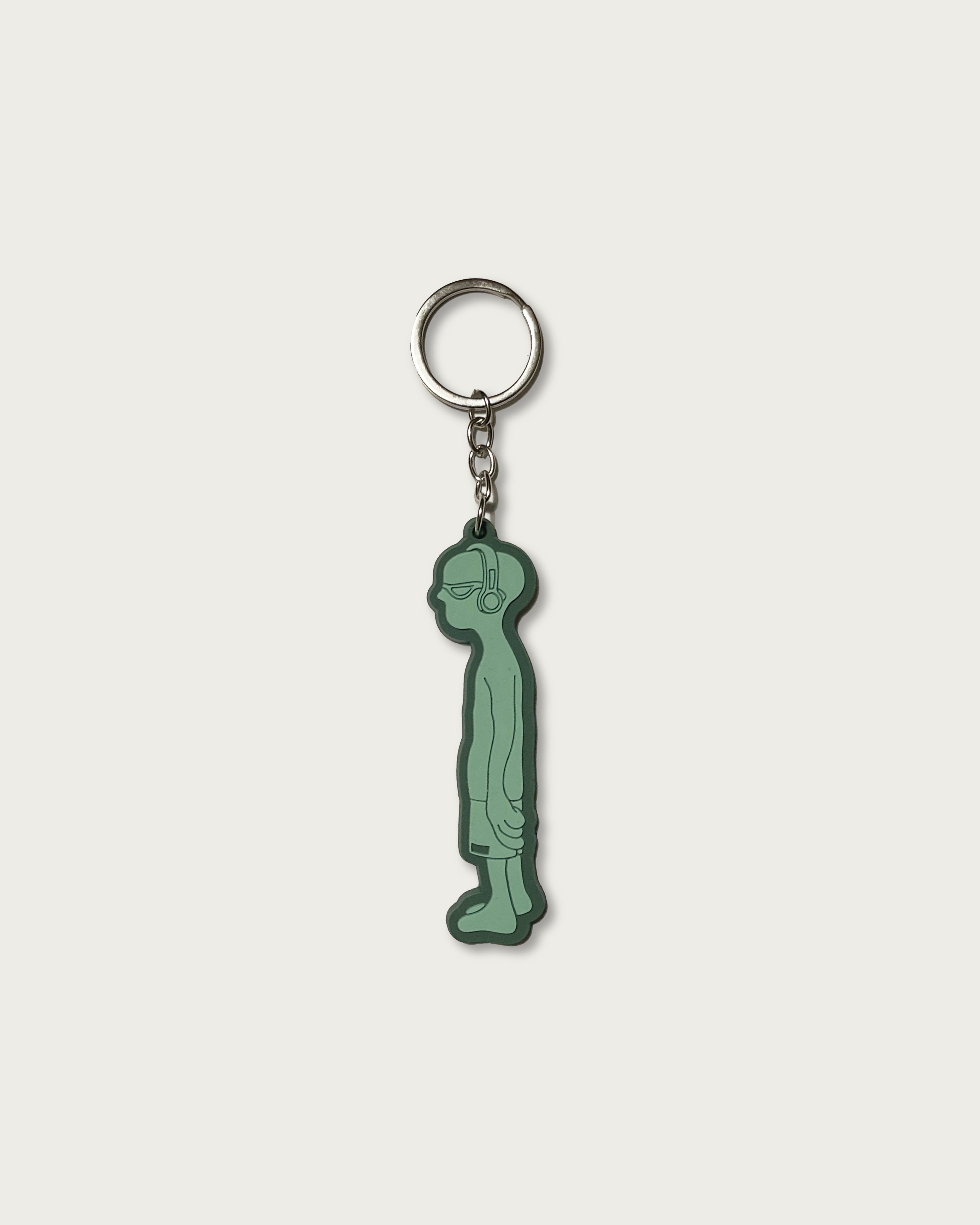 SIGN ALIEN PVC KEY RING
