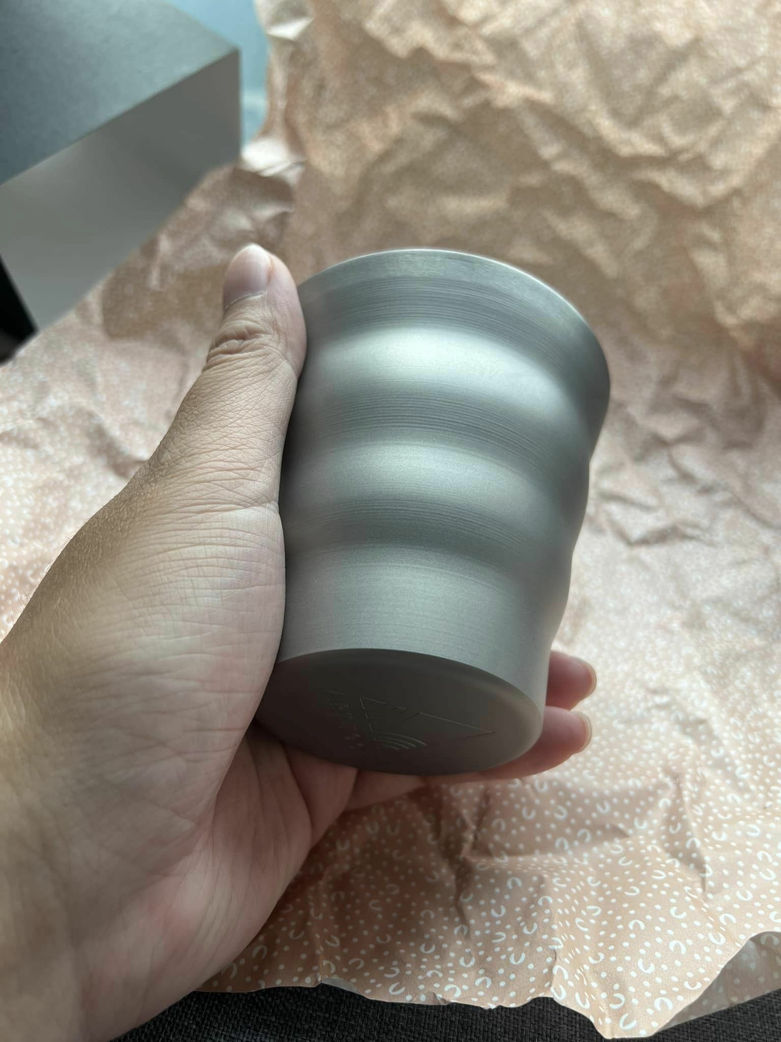 Art tech 鈦合金雙層波浪杯