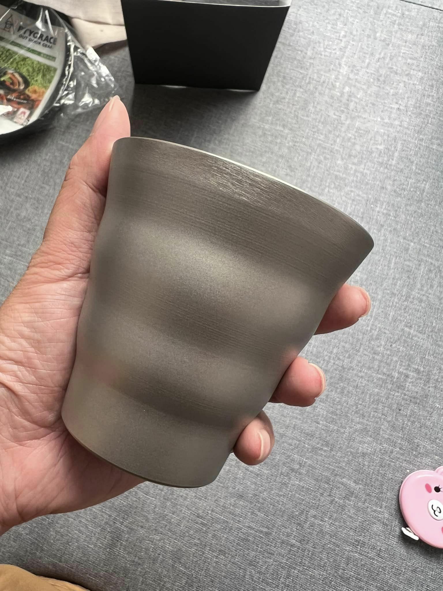 Art tech 鈦合金雙層波浪杯