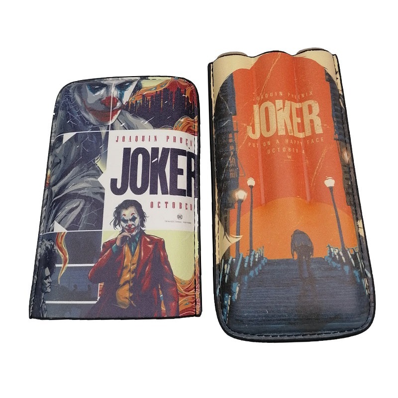 【雪茄配件】多款/街頭塗鴉&海報彩印 三支裝 便攜式 雪茄皮套 雪茄盒