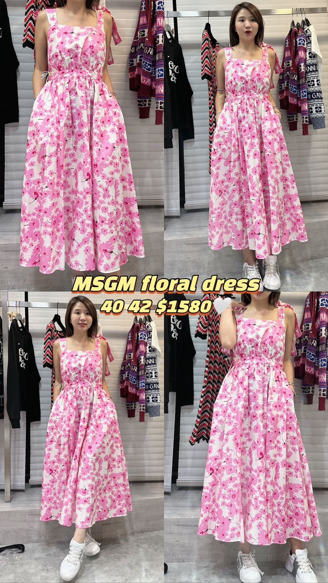 MSGM floral dress  -T
