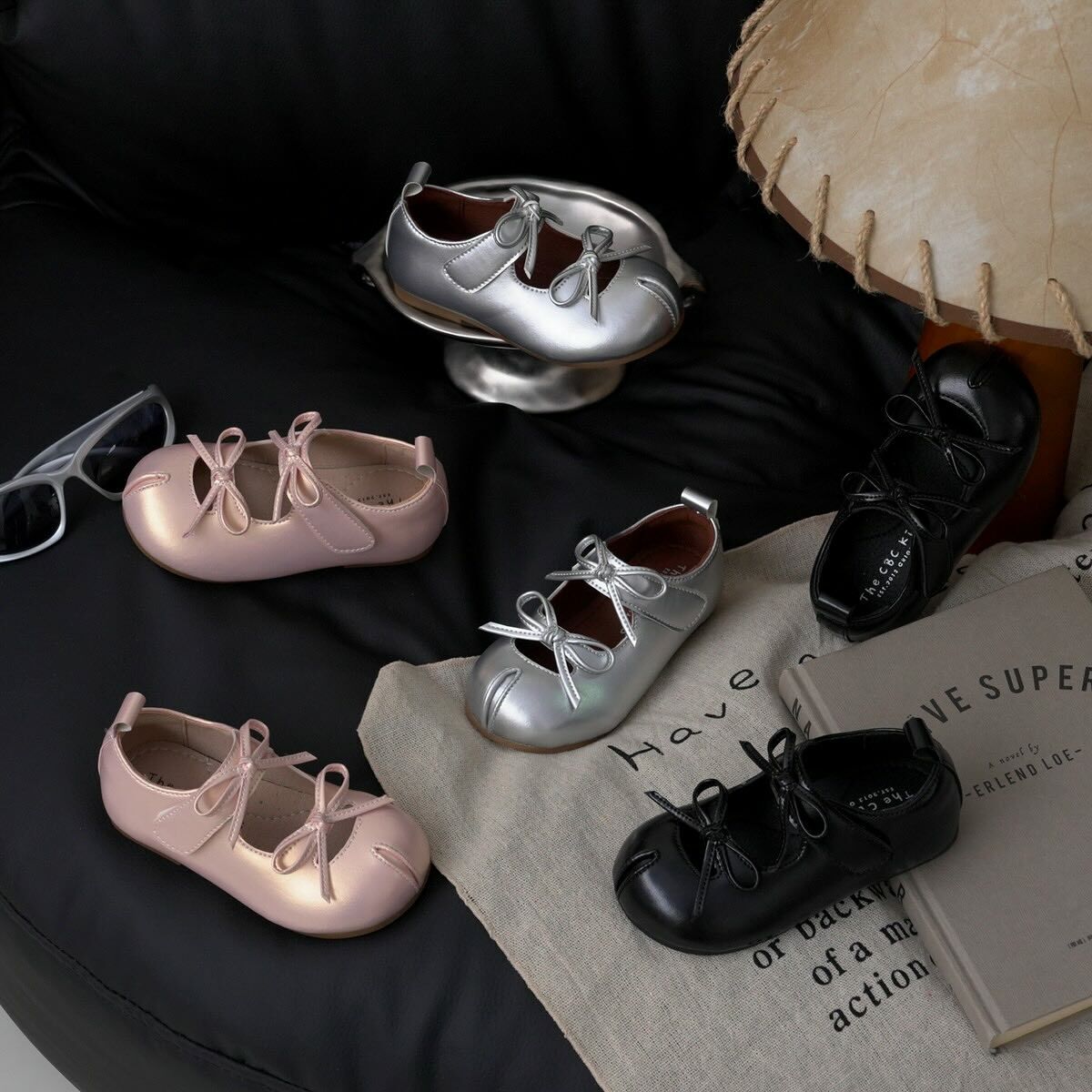 現貨 尺寸 21內長 14.0cm  巨好看三色魔鬼氈蝴蝶結鞋🎀